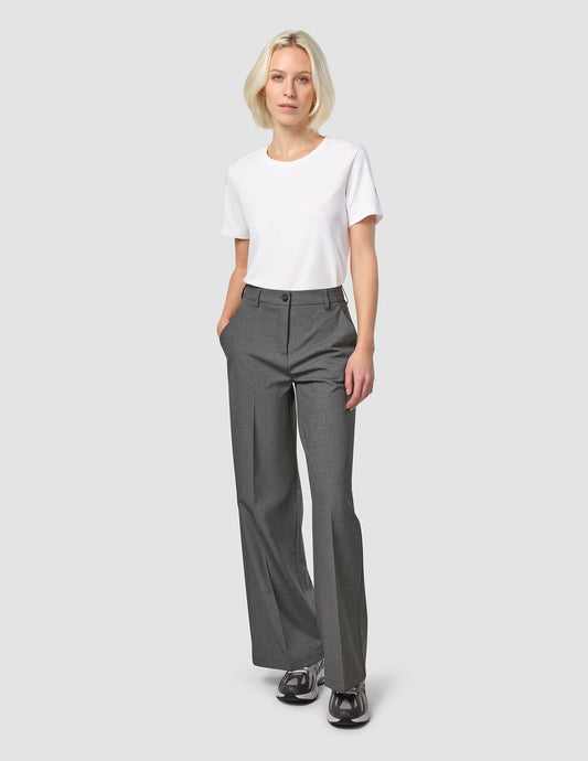 Pantalones Essential | corte ancho, gris oscuro