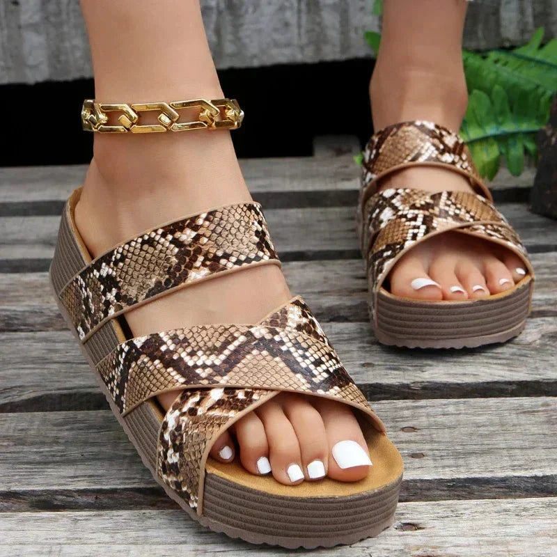 Jada | Sandalias ortopédicas de piel