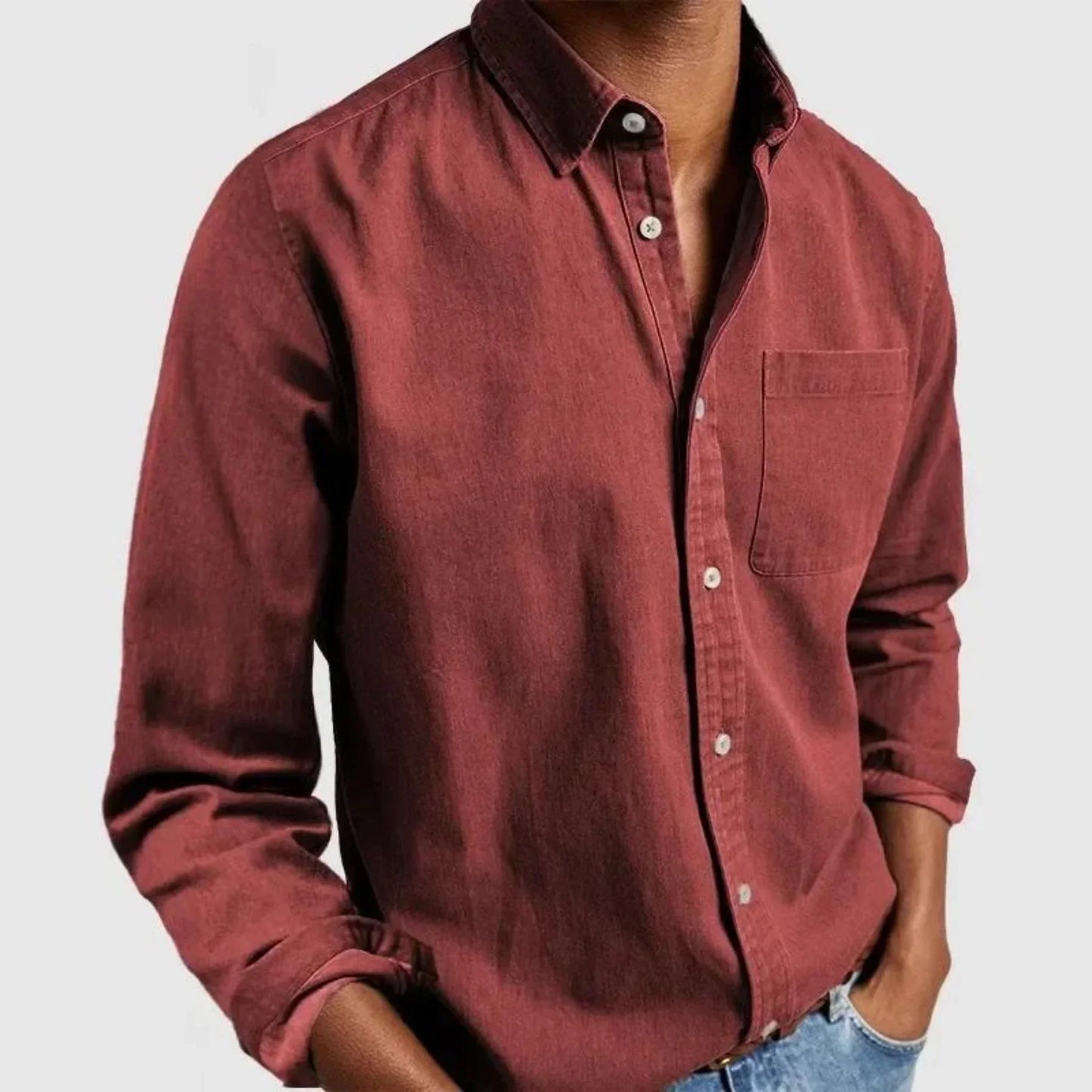 Max | camisa informal de algodón con un corte perfecto