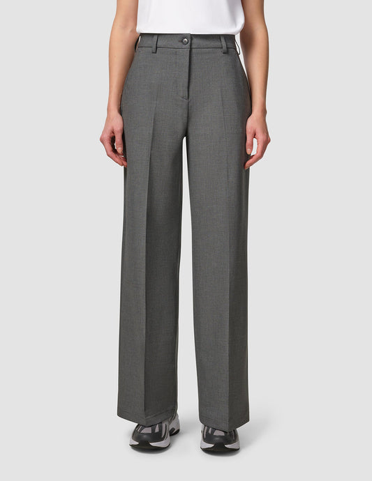 Pantalones Essential | corte ancho, gris oscuro