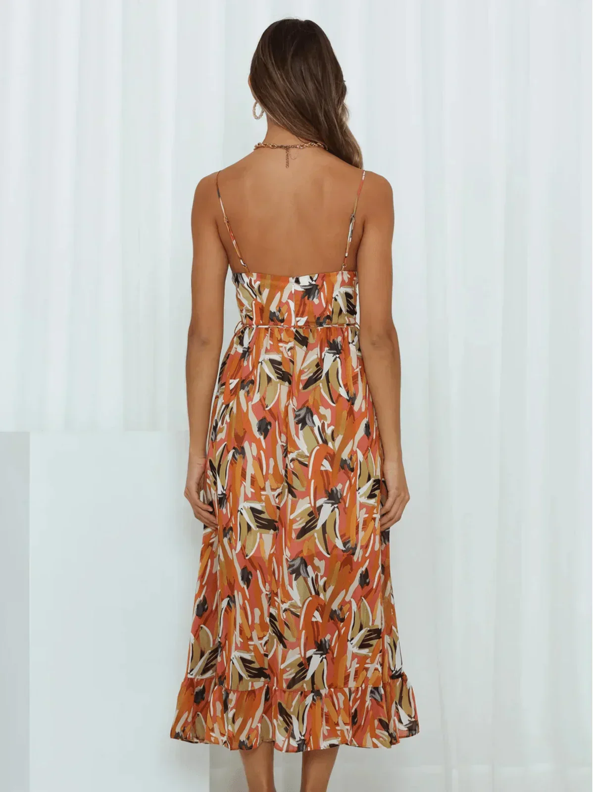 Jada | Vestido midi de colores