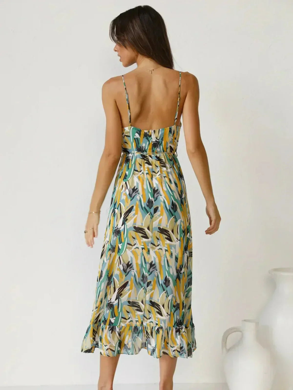Jada | Vestido midi de colores
